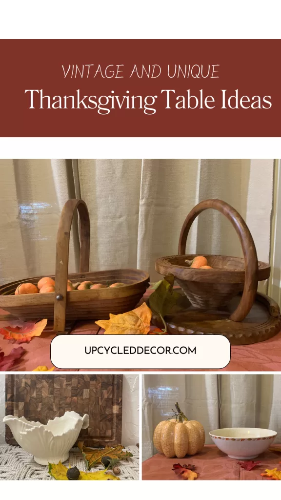 Thanksgiving Table Decor Ideas for a vintage tablescape