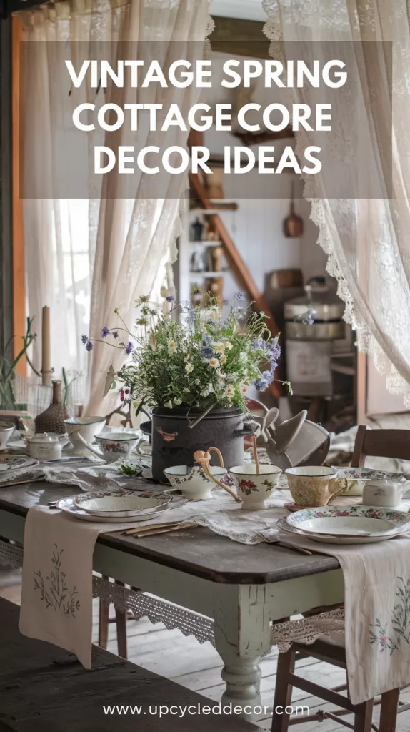 vintage-spring-cottagecore decoration ideas