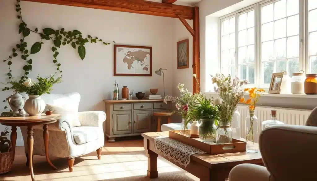 cottagecore spring decorating ideas living room
