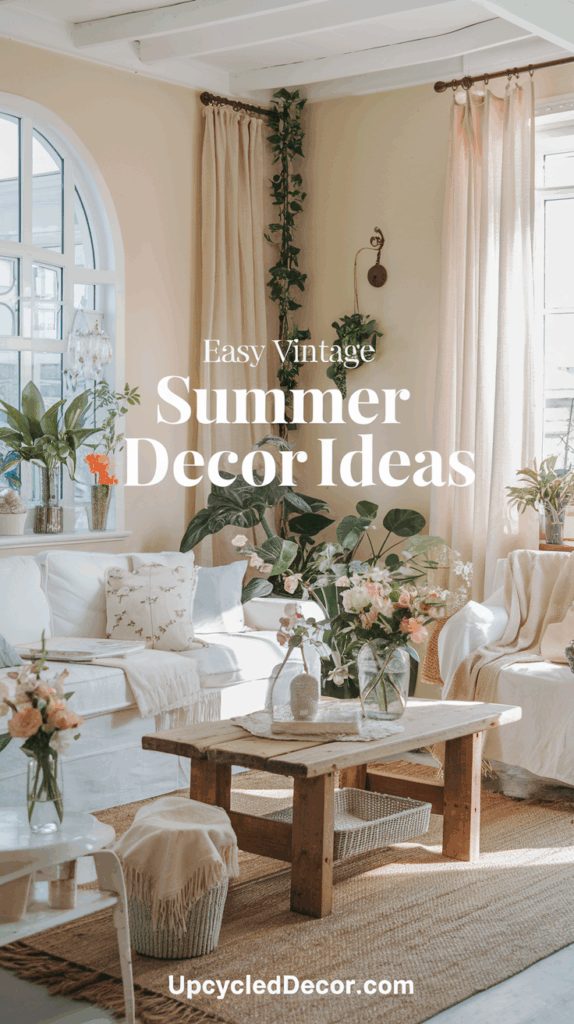 Easy Vintage Summer Decor Ideas