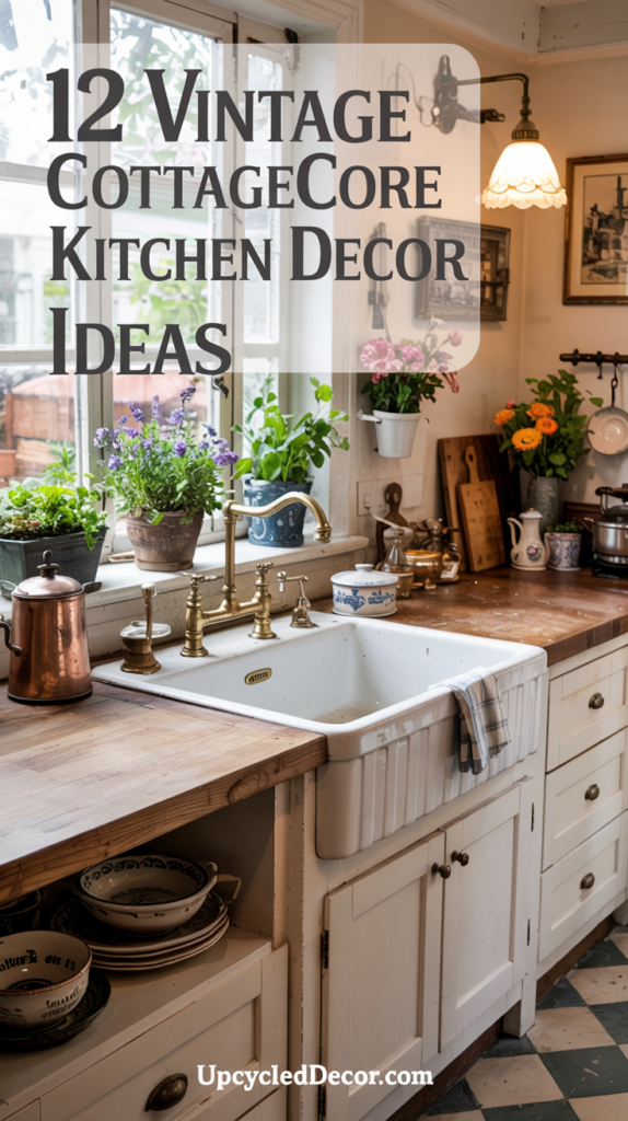 12 vintage cottagecore kitchen decor ideas