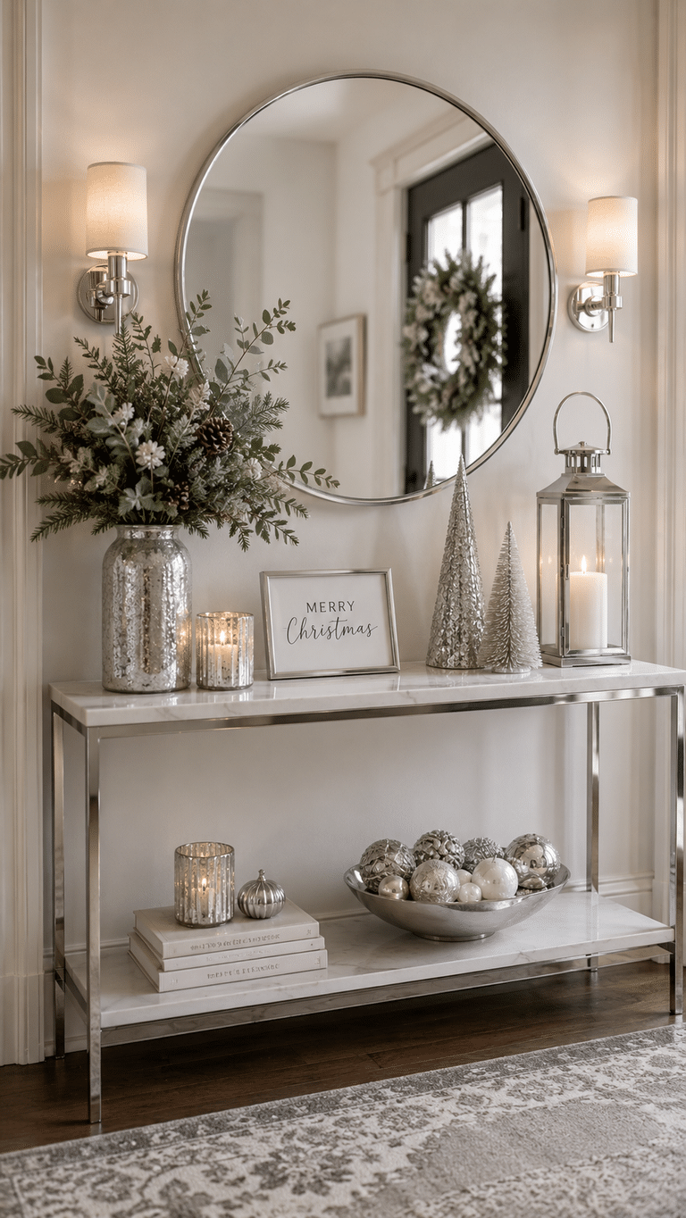 Christmas Entryway Table Decor: Ideas for Every Style